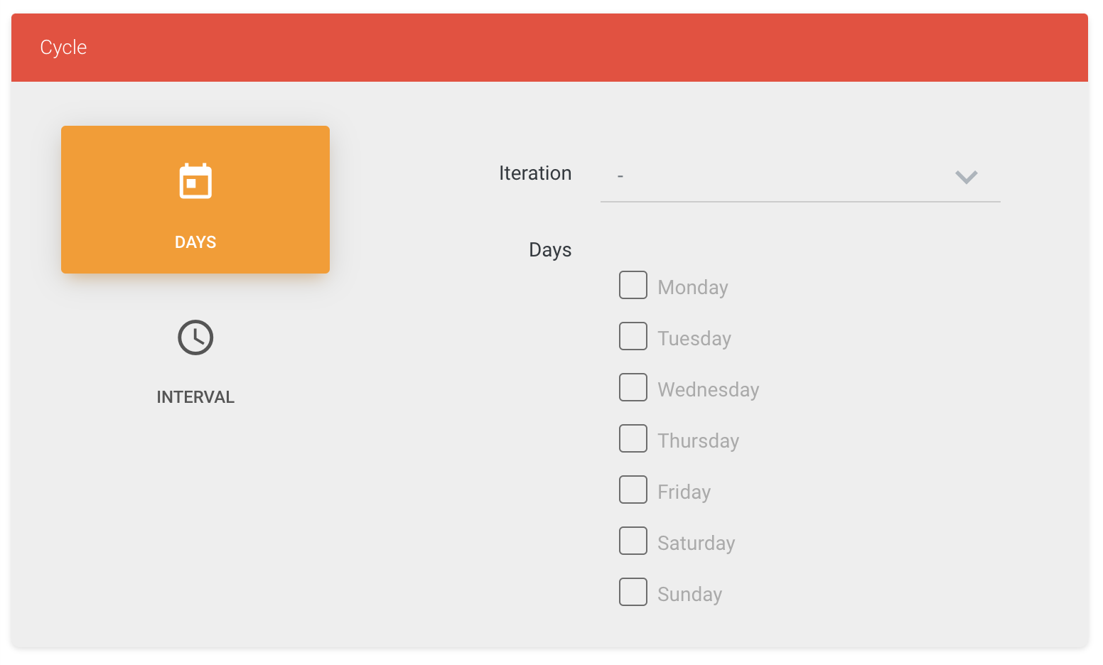 Recurring reservations